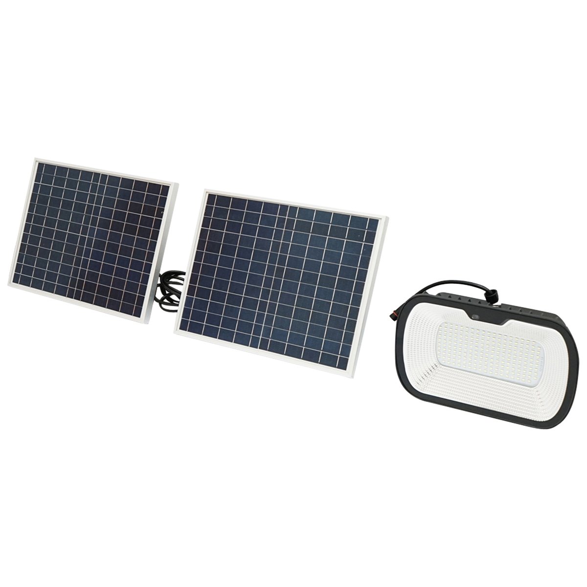 Lampa LED 126x0.5W cu panou solar 25W si baterie 7V/10Ah Breckner Germany